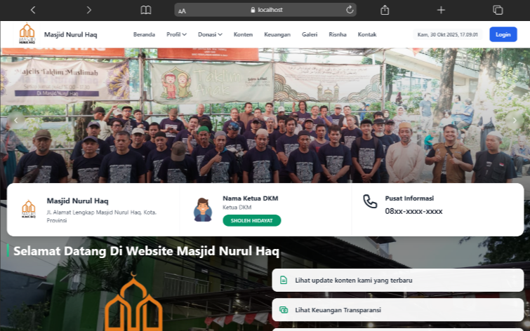 Website Masjid